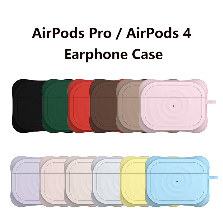 Ripple Silicone Earphone Case for AirPods Pro/AirPods 4